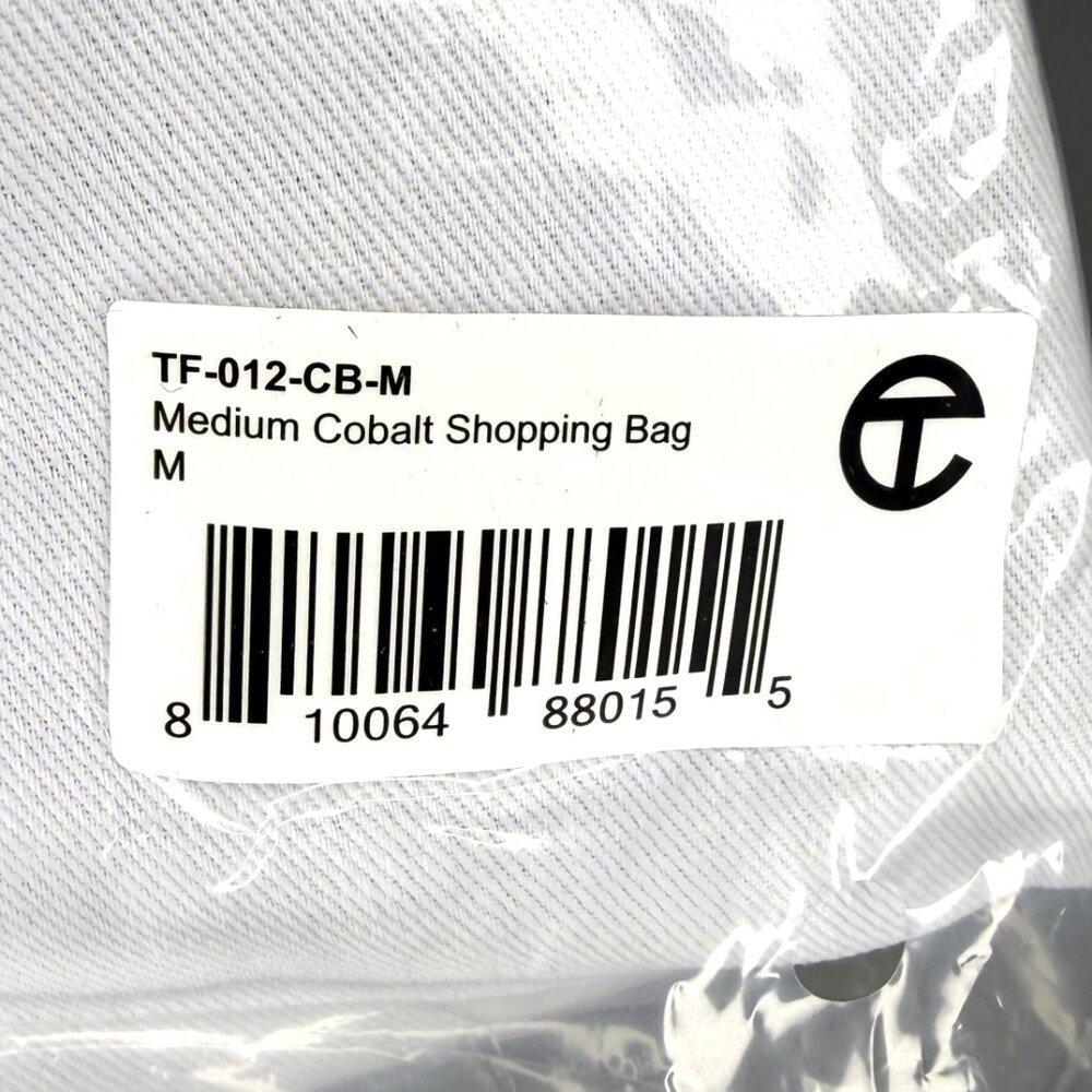 Telfar, Cobalt (Metallic Blue) Medium Shopping Bag, NWT - Picture 7 of 11